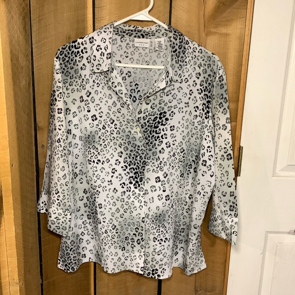 Covington button up blouse